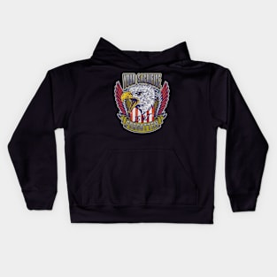 Veterans Day Eagle Quote Kids Hoodie